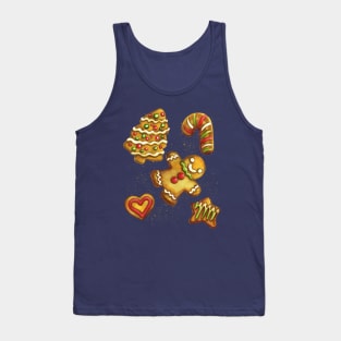 Christmas Gingerbread Cookies Tank Top